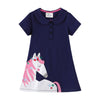 Elle Pony Print Collar Dress