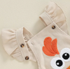 Mila Turkey Ruffle Romper and Headband