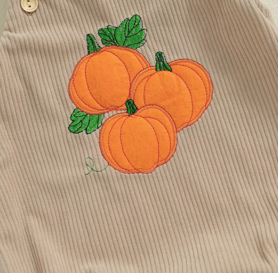 Pumpkin Infant Sleeveless Overall