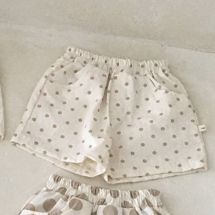 Summer Baby Clothing Summer Cotton And Linen Casual Shorts For Baby Thin Comfortable