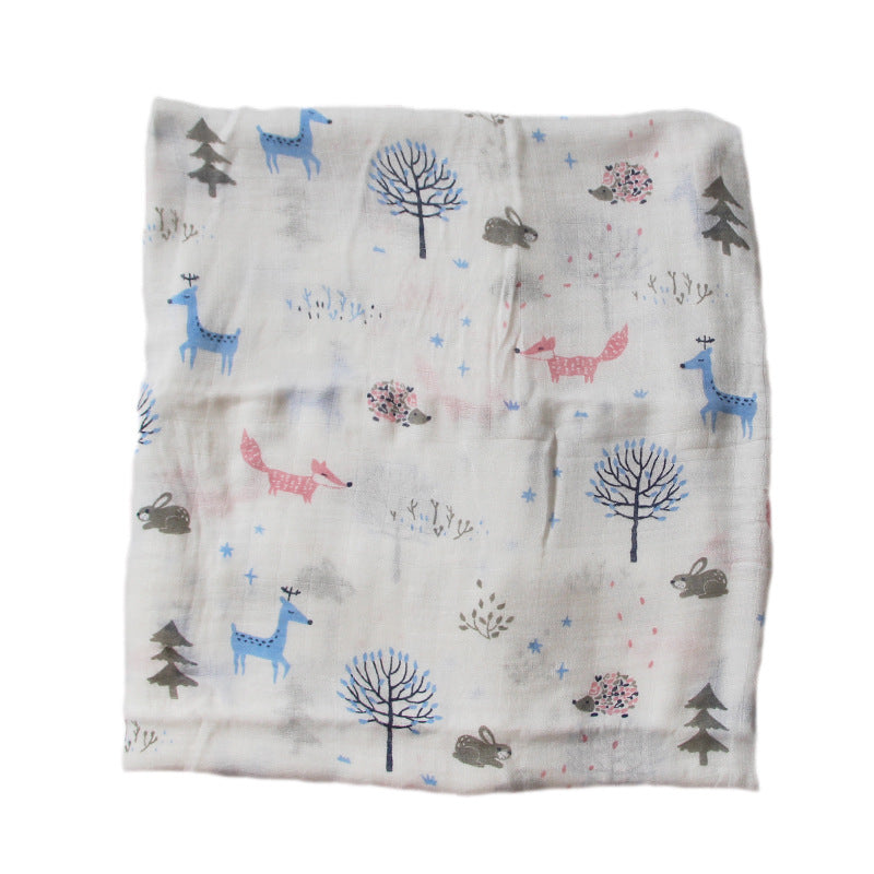 Bamboo Muslin Swaddle Receiving Blanket