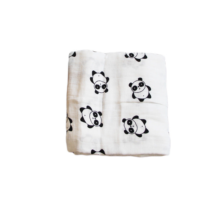 Bamboo Muslin Swaddle Receiving Blanket