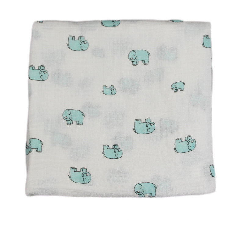 Bamboo Muslin Swaddle Receiving Blanket