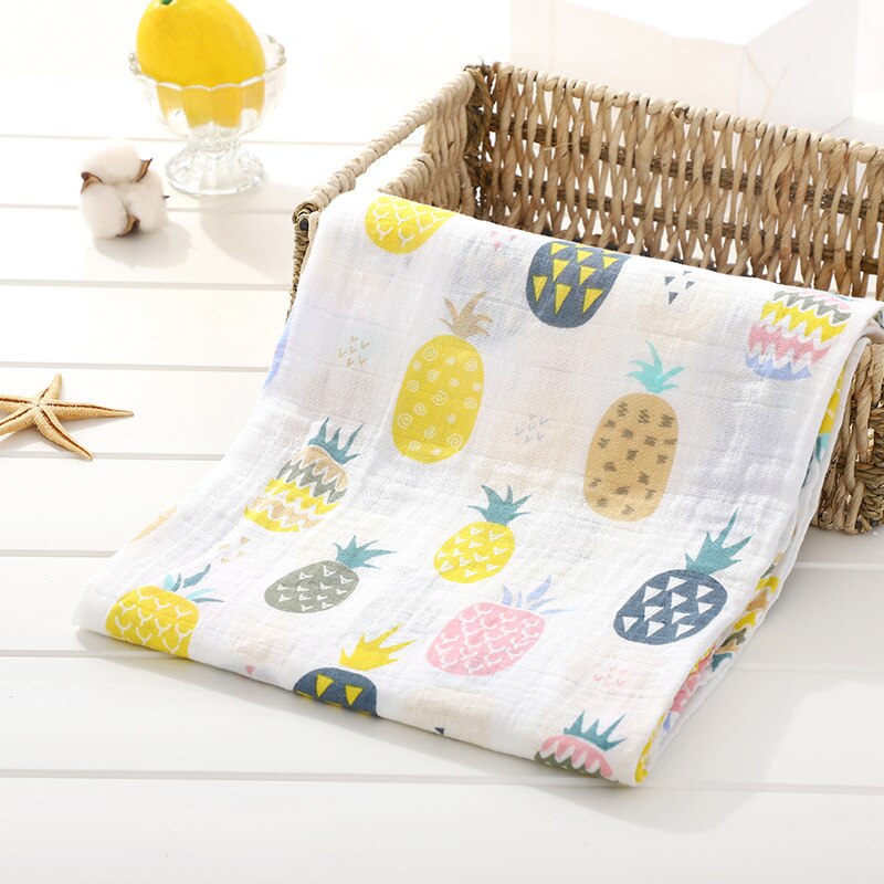 100% Soft Cotton  Newborn Baby Blanket