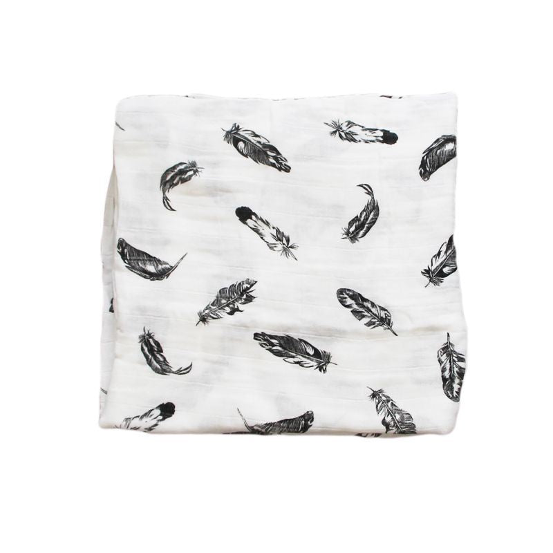 Bamboo Muslin Swaddle Receiving Blanket